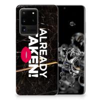 Samsung Galaxy S20 Ultra | Siliconen hoesje | met naam Already Taken Black