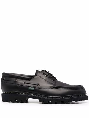 Paraboot chaussures bateau à semelle crantée - Noir