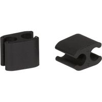 Elvedes Kabelclips Duo PVC 5,0 mm + 5,0 mm zwart (50 stuks) - thumbnail
