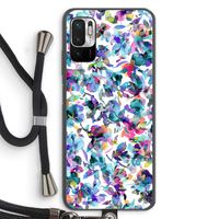 Hibiscus Flowers: Xiaomi Redmi Note 10 5G Transparant Hoesje met koord