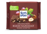 Ritter Sport Rittersport - Rozijn Hazelnoot 100 Gram 12 Stuks