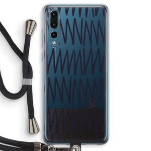 Marrakech Zigzag: Huawei P20 Pro Transparant Hoesje met koord