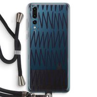 Marrakech Zigzag: Huawei P20 Pro Transparant Hoesje met koord