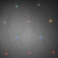 Konstsmide Lichtnet Buiten 24 V 120 LED Meerkleurig (b x h) 150 cm x 250 cm - thumbnail