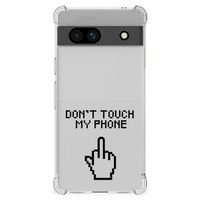 Google Pixel 7A Anti Shock Case Finger Don't Touch My Phone - thumbnail