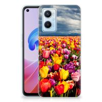 OPPO A96 | OPPO A76 TPU Case Tulpen - thumbnail