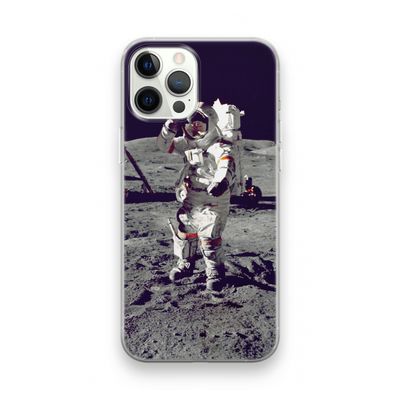 Spaceman: iPhone 12 Pro Transparant Hoesje