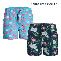 Jack & Jones Zwembroek JPSTMAUI Novelty AOP Scuba Blue-XL