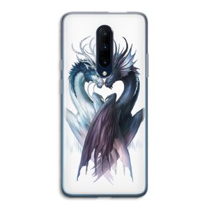 Yin Yang Dragons: OnePlus 7 Pro Transparant Hoesje