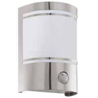 EGLO Wandlamp met sensor voor buiten Cerno zilverkleurig 30192