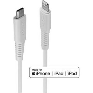 Lindy 31318 Lightning-kabel 3 m Wit