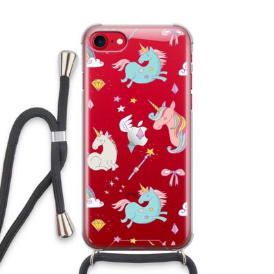 Fantasiewereld: iPhone SE 2020 Transparant Hoesje met koord