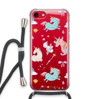 Fantasiewereld: iPhone SE 2020 Transparant Hoesje met koord