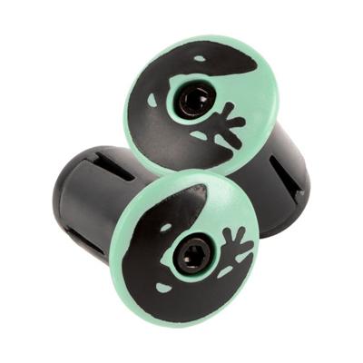 LIZARD SKINS Dsp bar tape plugs - mint green