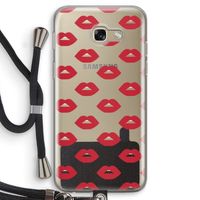 Lips: Samsung Galaxy A5 (2017) Transparant Hoesje met koord
