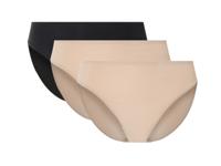 esmara 3 dames slips (Zwart/beige, XS (32/34)) esmara 3 dames slips (Zwart/beige, XS (32/34))