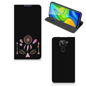 Xiaomi Redmi Note 9 Magnet Case Boho Dreamcatcher