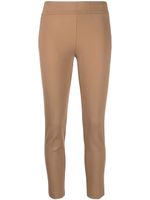 Blanca Vita legging à plis marqués - Marron