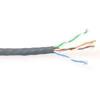 ACT ES100H CAT5E U/UTP PVC Kabel Massief Grijs - 100 meter