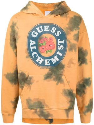 Alchemist hoodie à imprimé tie dye - Jaune
