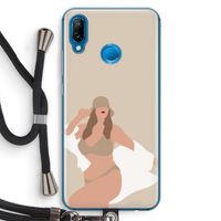 One of a kind: Huawei P20 Lite Transparant Hoesje met koord