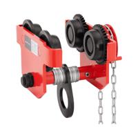 Trolley - 3000 kg - flensoppervlak 90-150 mm - met ketting Trolley - 3000 kg - flensoppervlak 90-150 mm - met ketting