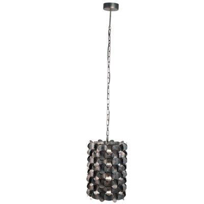 Jaye Zwarte IJzeren Hanglamp Cirkelpatroon Breed