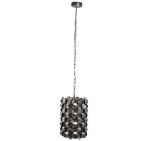 Jaye Zwarte IJzeren Hanglamp Cirkelpatroon Breed