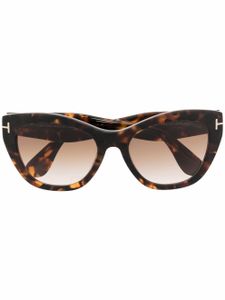 TOM FORD Eyewear lunettes de soleil à monture papillon - Marron