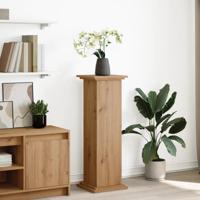 Sokkel met opbergruimte 31x30x90 cm hout artisanaal eikenkleur