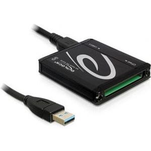 DeLOCK 91686 geheugenkaartlezer USB 3.2 Gen 1 (3.1 Gen 1) Zwart