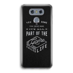Life: LG G6 Transparant Hoesje