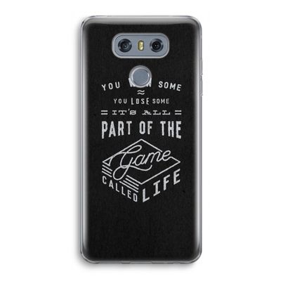 Life: LG G6 Transparant Hoesje