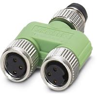 Phoenix Contact 1696183 Sensor/actuator verdeler en adapter M8 Aantal polen (sensoren): 3 Adapter, Y-vorm 5 stuk(s)