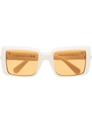 Moncler Eyewear lunettes de soleil oversize à monture carrée - Tons neutres