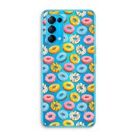 Pink donuts: Oppo Find X3 Lite Transparant Hoesje