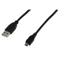 Valueline CABLE-161 USB-kabel 1,8 m 2.0 USB A Mini-USB B Zwart