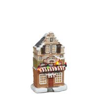 Facade chocolate battery operated l7,5xb4,5xh12,5 cm - Luville