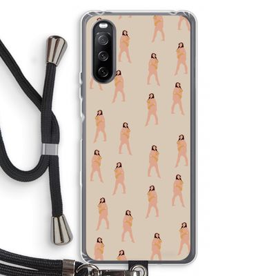 You're so golden: Sony Sony Xperia 10 III Transparant Hoesje met koord