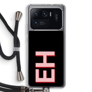 Monogram: Xiaomi Mi 11 Ultra Transparant Hoesje met koord