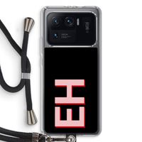 Monogram: Xiaomi Mi 11 Ultra Transparant Hoesje met koord