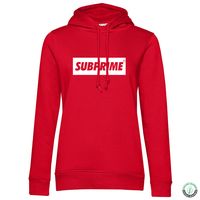 Hoodie Block Rood