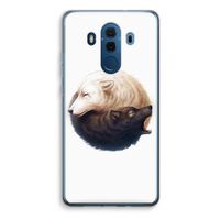 Yin Yang Wolves: Huawei Mate 10 Pro Transparant Hoesje Yin Yang Wolves: Huawei Mate 10 Pro Transparant Hoesje