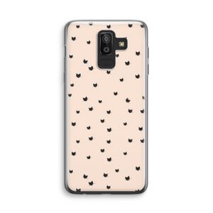 Kleine kattenkopjes: Samsung Galaxy J8 (2018) Transparant Hoesje