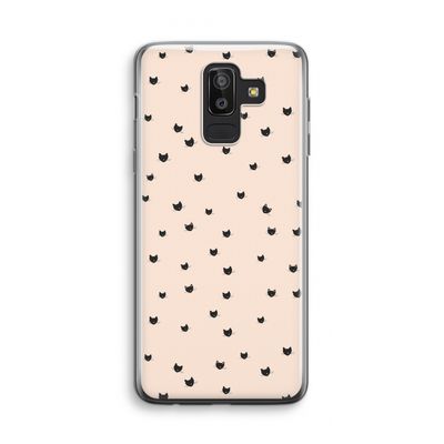 Kleine kattenkopjes: Samsung Galaxy J8 (2018) Transparant Hoesje