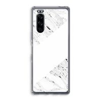 Biggest stripe: Sony Xperia 5 Transparant Hoesje