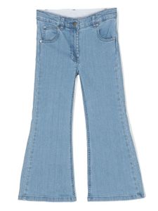 Stella McCartney Kids jean à logo embossé - Bleu