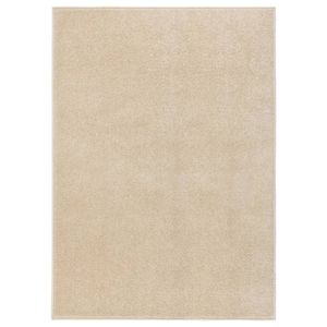 Vloerkleed kortpolig 120x170 cm beige