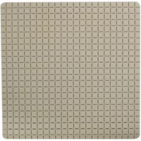 MSV Douche/bad anti-slip mat badkamer - rubber - beige - 54 x 54 cm - Badmatjes - thumbnail