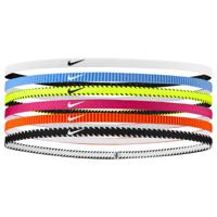 Nike Flex Classic Slim Haarbanden 6-Pack Neongeel Roze Wit
